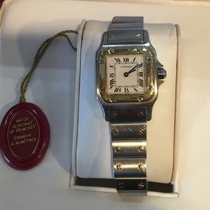 Cartier Santos 2 Toned Watch